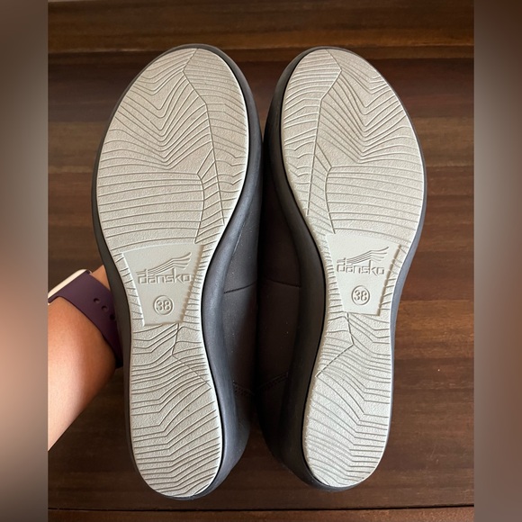 DANSKO Kristen Black Suede Ballet Flats Size 38 US 7.5-8 - Picture 6 of 10